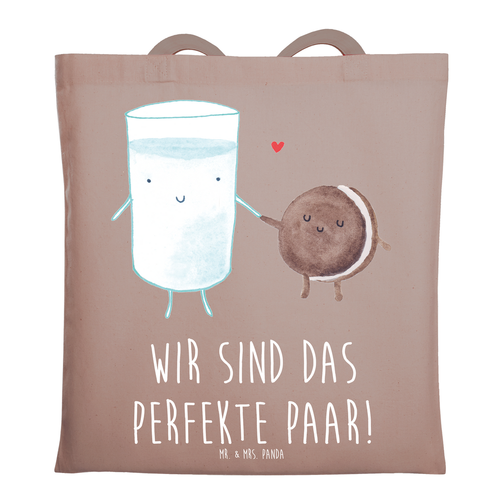 Tragetasche Milch Keks Beuteltasche, Beutel, Einkaufstasche, Jutebeutel, Stoffbeutel, Tasche, Shopper, Umhängetasche, Strandtasche, Schultertasche, Stofftasche, Tragetasche, Badetasche, Jutetasche, Einkaufstüte, Laptoptasche, Tiermotive, Gute Laune, lustige Sprüche, Tiere, Milk, Cookie, Milch, Keks, Kekse, Kaffee, Einladung Frühstück, Motiv süß, romantisch, perfektes Paar