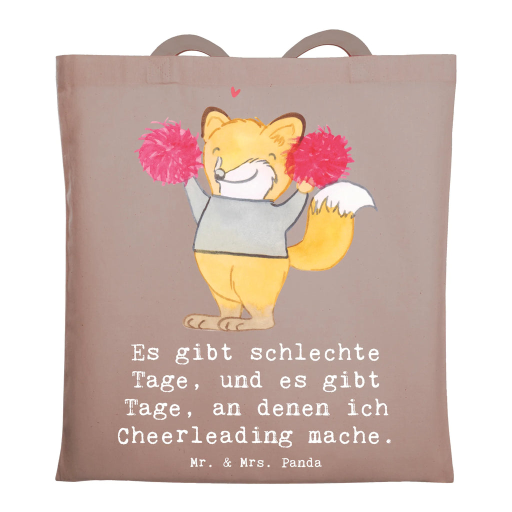 Tragetasche Fuchs Cheerleader Beuteltasche, Beutel, Einkaufstasche, Jutebeutel, Stoffbeutel, Tasche, Shopper, Umhängetasche, Strandtasche, Schultertasche, Stofftasche, Tragetasche, Badetasche, Jutetasche, Einkaufstüte, Laptoptasche, Geschenk, Sport, Sportart, Hobby, Schenken, Danke, Dankeschön, Auszeichnung, Gewinn, Sportler, Cheerleader, Cheerleading, Turnen, Turn Club, Turniere