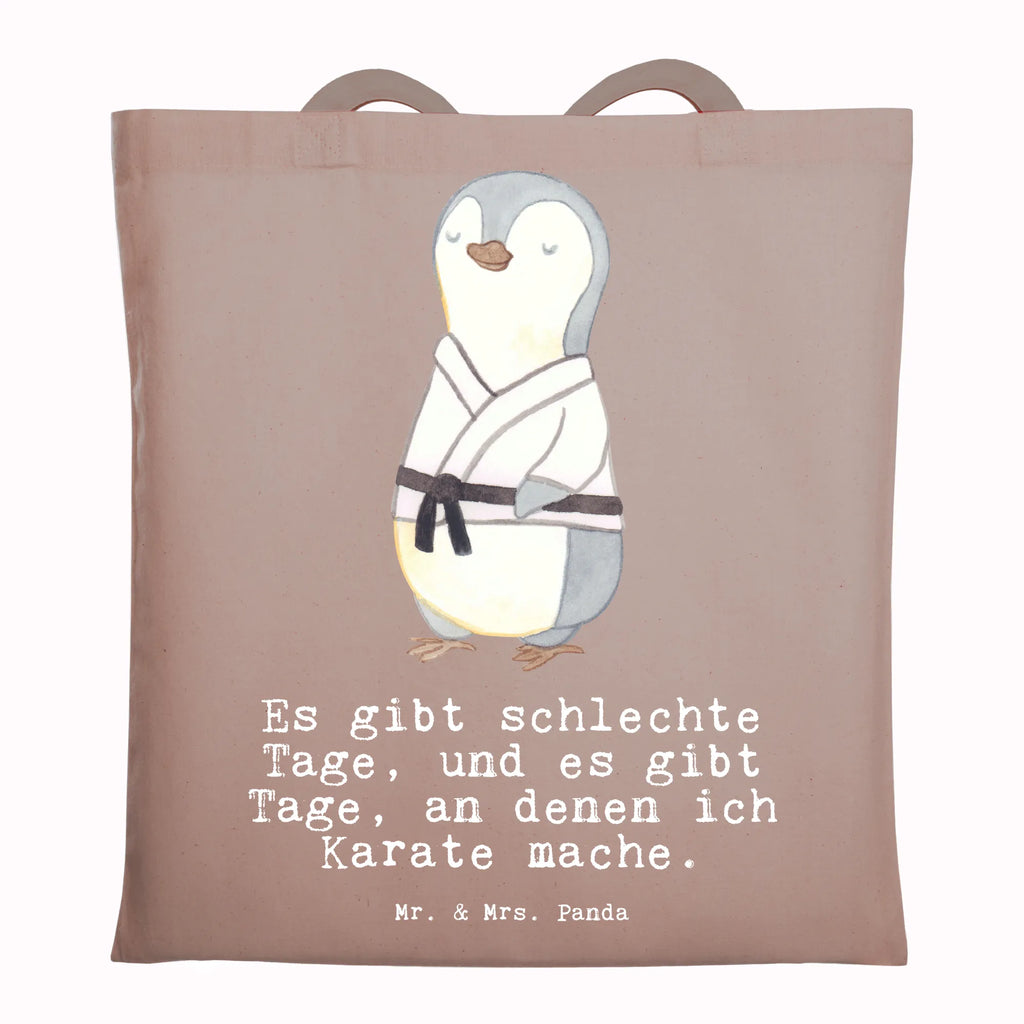 Tragetasche Pinguin Karate Beuteltasche, Beutel, Einkaufstasche, Jutebeutel, Stoffbeutel, Tasche, Shopper, Umhängetasche, Strandtasche, Schultertasche, Stofftasche, Tragetasche, Badetasche, Jutetasche, Einkaufstüte, Laptoptasche, Geschenk, Sport, Sportart, Hobby, Schenken, Danke, Dankeschön, Auszeichnung, Gewinn, Sportler, Karate, Kampfsportart, Selbstverteidigung, Kampfkunst, Karate Verein