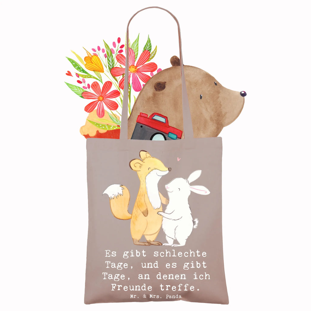 Tragetasche Fuchs Hase Freunde treffen Beuteltasche, Beutel, Einkaufstasche, Jutebeutel, Stoffbeutel, Tasche, Shopper, Umhängetasche, Strandtasche, Schultertasche, Stofftasche, Tragetasche, Badetasche, Jutetasche, Einkaufstüte, Laptoptasche, Geschenk, Sport, Sportart, Hobby, Schenken, Danke, Dankeschön, Auszeichnung, Gewinn, Sportler, Freunde treffen