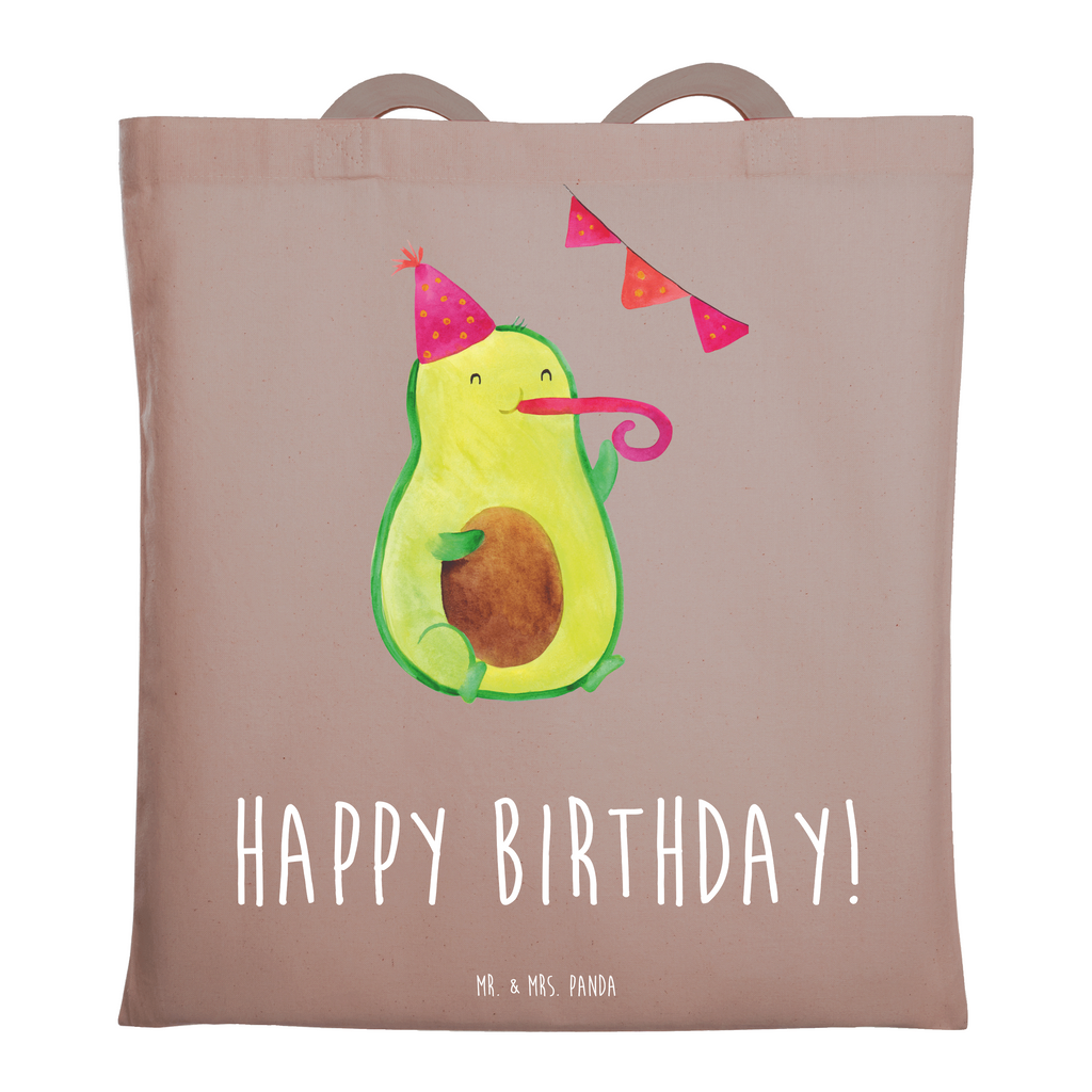 Tragetasche Avocado Birthday Beuteltasche, Beutel, Einkaufstasche, Jutebeutel, Stoffbeutel, Tasche, Shopper, Umhängetasche, Strandtasche, Schultertasche, Stofftasche, Tragetasche, Badetasche, Jutetasche, Einkaufstüte, Laptoptasche, Avocado, Veggie, Vegan, Gesund