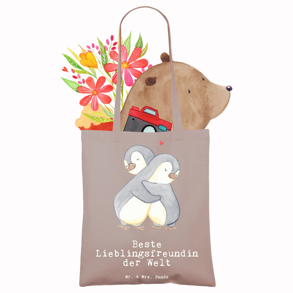 Tragetasche Pinguin Beste Lieblingsfreundin der Welt Beuteltasche, Beutel, Einkaufstasche, Jutebeutel, Stoffbeutel, Tasche, Shopper, Umhängetasche, Strandtasche, Schultertasche, Stofftasche, Tragetasche, Badetasche, Jutetasche, Einkaufstüte, Laptoptasche, für, Dankeschön, Geschenk, Schenken, Geburtstag, Geburtstagsgeschenk, Geschenkidee, Danke, Bedanken, Mitbringsel, Freude machen, Geschenktipp, Lieblingsfreundin, Freundin, Partnerin, Lieblingsmensch, Lieblings Mensch, Liebling, Partner, Bae, beste Freundin, Liebe, Herz, Love