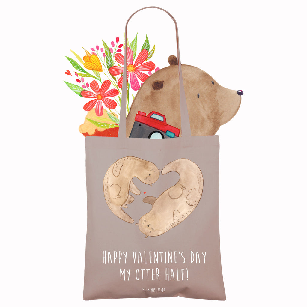 Tragetasche Otter Valentine Beuteltasche, Beutel, Einkaufstasche, Jutebeutel, Stoffbeutel, Tasche, Shopper, Umhängetasche, Strandtasche, Schultertasche, Stofftasche, Tragetasche, Badetasche, Jutetasche, Einkaufstüte, Laptoptasche, Liebe, Partner, Freund, Freundin, Ehemann, Ehefrau, Heiraten, Verlobung, Heiratsantrag, Liebesgeschenk, Jahrestag, Hocheitstag, Valentinstag, Geschenk für Frauen, Hochzeitstag, Mitbringsel, Geschenk für Freundin, Geschenk für Partner, Liebesbeweis, für Männer, für Ehemann