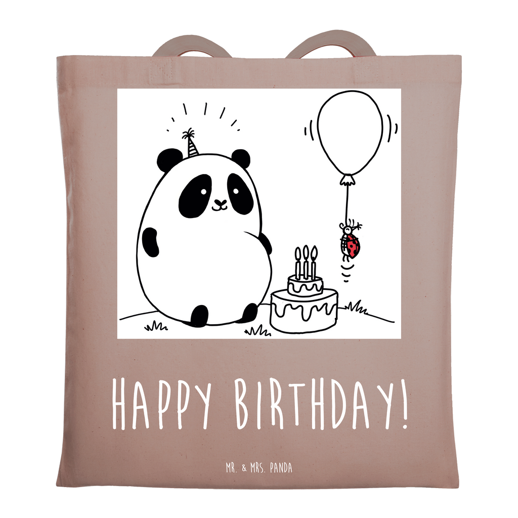 Tragetasche Easy & Peasy Happy Birthday Beuteltasche, Beutel, Einkaufstasche, Jutebeutel, Stoffbeutel, Tasche, Shopper, Umhängetasche, Strandtasche, Schultertasche, Stofftasche, Tragetasche, Badetasche, Jutetasche, Einkaufstüte, Laptoptasche