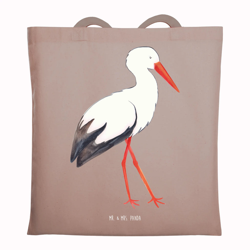 Tragetasche Storch Beuteltasche, Beutel, Einkaufstasche, Jutebeutel, Stoffbeutel, Tasche, Shopper, Umhängetasche, Strandtasche, Schultertasche, Stofftasche, Tragetasche, Badetasche, Jutetasche, Einkaufstüte, Laptoptasche, Tiermotive, Gute Laune, lustige Sprüche, Tiere, Storch, Störche, Schwangerschaft, Geburt, Mutter, Mütter, Mutter werden, Schwanger, Babybauch, Baby