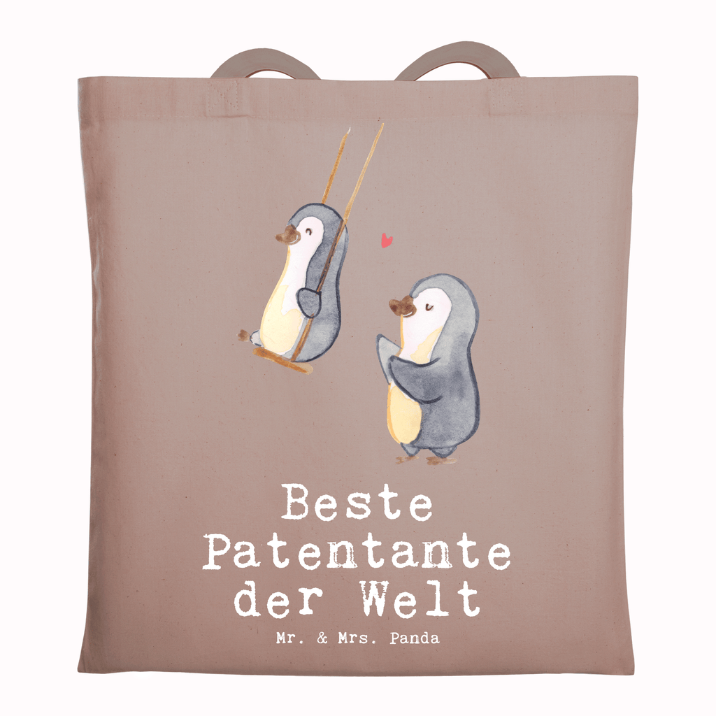 Tragetasche Pinguin Beste Patentante der Welt Beuteltasche, Beutel, Einkaufstasche, Jutebeutel, Stoffbeutel, Tasche, Shopper, Umhängetasche, Strandtasche, Schultertasche, Stofftasche, Tragetasche, Badetasche, Jutetasche, Einkaufstüte, Laptoptasche, für, Dankeschön, Geschenk, Schenken, Geburtstag, Geburtstagsgeschenk, Geschenkidee, Danke, Bedanken, Mitbringsel, Freude machen, Geschenktipp, Patentante, Paten Tante, Lieblingstante, Taufpartner, Taufe, Familie, Kleinigkeit, Nichte, Neffe