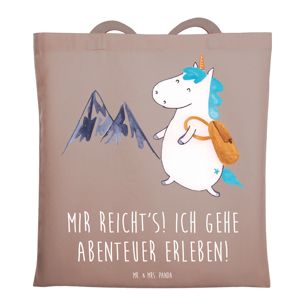 Tragetasche Einhorn Bergsteiger Beuteltasche, Beutel, Einkaufstasche, Jutebeutel, Stoffbeutel, Tasche, Shopper, Umhängetasche, Strandtasche, Schultertasche, Stofftasche, Tragetasche, Badetasche, Jutetasche, Einkaufstüte, Laptoptasche, Einhorn, Einhörner, Einhorn Deko, Pegasus, Unicorn, Bergsteiger, Abenteuer, Berge, Abenteurer, Weltenbummler, Weltreise, Reisen, Urlaub, Entdecker