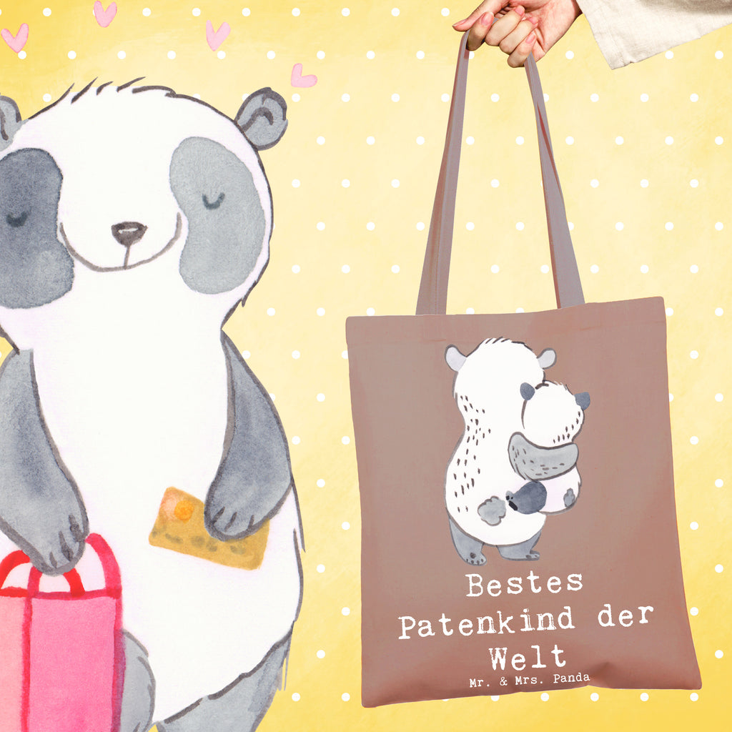 Tragetasche Panda Bestes Patenkind der Welt Beuteltasche, Beutel, Einkaufstasche, Jutebeutel, Stoffbeutel, Tasche, Shopper, Umhängetasche, Strandtasche, Schultertasche, Stofftasche, Tragetasche, Badetasche, Jutetasche, Einkaufstüte, Laptoptasche, für, Dankeschön, Geschenk, Schenken, Geburtstag, Geburtstagsgeschenk, Geschenkidee, Danke, Bedanken, Mitbringsel, Freude machen, Geschenktipp, Patenkind, Paten Kind, Pate, Taufe, Taufgeschenk, Patenonkel, Patentante, Tauffeier, Täufling, Nichte, Neffe