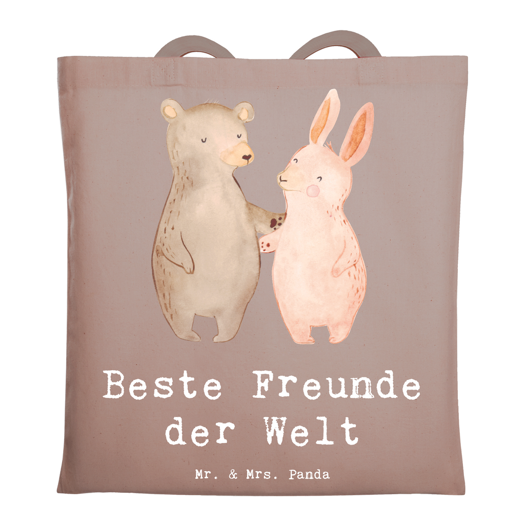 Tragetasche Hase Beste Freunde der Welt Beuteltasche, Beutel, Einkaufstasche, Jutebeutel, Stoffbeutel, Tasche, Shopper, Umhängetasche, Strandtasche, Schultertasche, Stofftasche, Tragetasche, Badetasche, Jutetasche, Einkaufstüte, Laptoptasche, für, Dankeschön, Geschenk, Schenken, Geburtstag, Geburtstagsgeschenk, Geschenkidee, Danke, Bedanken, Mitbringsel, Freude machen, Geschenktipp, Freunde, best friends, Freundschaft, Freundin, Freund, Clique, Kumpel, bae, bff