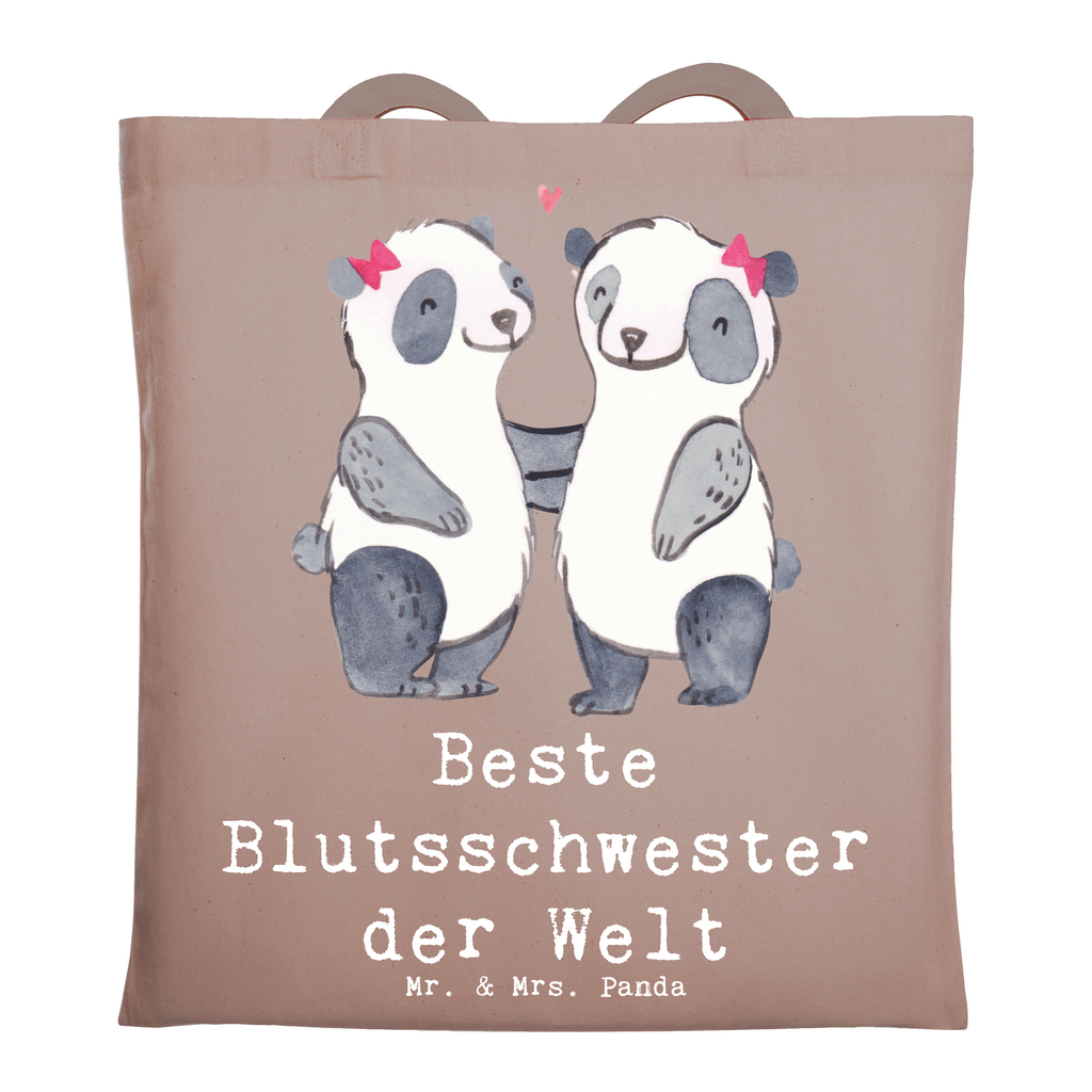 Tragetasche Panda Beste Blutsschwester der Welt Beuteltasche, Beutel, Einkaufstasche, Jutebeutel, Stoffbeutel, Tasche, Shopper, Umhängetasche, Strandtasche, Schultertasche, Stofftasche, Tragetasche, Badetasche, Jutetasche, Einkaufstüte, Laptoptasche, für, Dankeschön, Geschenk, Schenken, Geburtstag, Geburtstagsgeschenk, Geschenkidee, Danke, Bedanken, Mitbringsel, Freude machen, Geschenktipp, Blutsschwester, Blutsgeschwister, Freundin, Bae, Schwestern, Schwester, Geschwister, Schwesterherz, Sister, Familie, Kleinigkeit, Beste, Tochter, Liebe