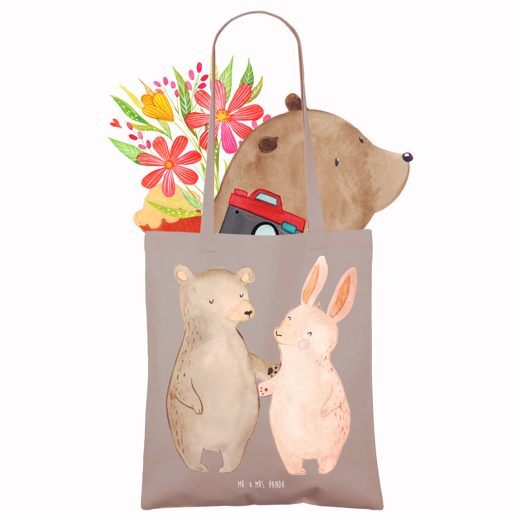 Tragetasche Bär Hase Umarmen Beuteltasche, Beutel, Einkaufstasche, Jutebeutel, Stoffbeutel, Tasche, Shopper, Umhängetasche, Strandtasche, Schultertasche, Stofftasche, Tragetasche, Badetasche, Jutetasche, Einkaufstüte, Laptoptasche, Liebe, Partner, Freund, Freundin, Ehemann, Ehefrau, Heiraten, Verlobung, Heiratsantrag, Liebesgeschenk, Jahrestag, Hocheitstag, Freunde, bester Freund, Hase, Bär, Bärchen, best friends