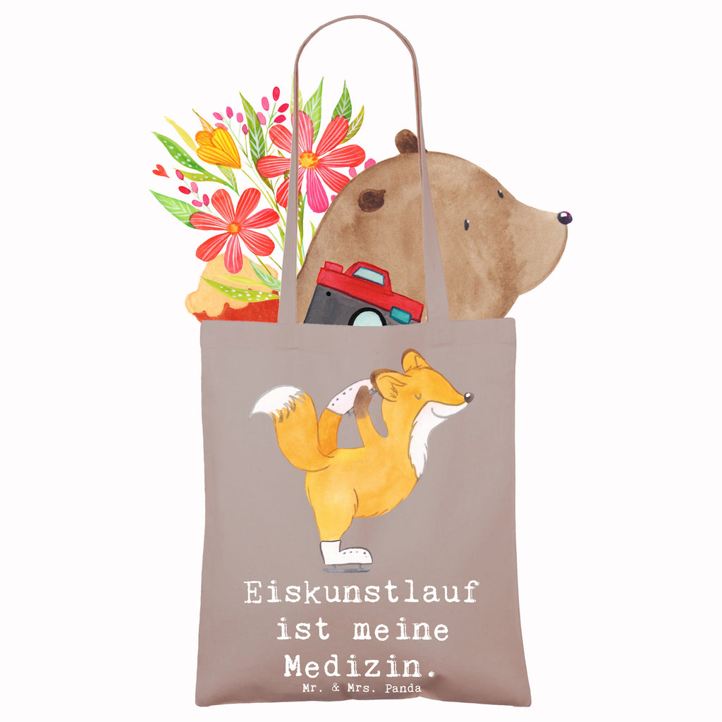 Tragetasche Fuchs Eiskunstläufer Beuteltasche, Beutel, Einkaufstasche, Jutebeutel, Stoffbeutel, Tasche, Shopper, Umhängetasche, Strandtasche, Schultertasche, Stofftasche, Tragetasche, Badetasche, Jutetasche, Einkaufstüte, Laptoptasche, Geschenk, Sport, Sportart, Hobby, Schenken, Danke, Dankeschön, Auszeichnung, Gewinn, Sportler, Eiskunstläufer, Eiskunstläuferin, Eiskunst