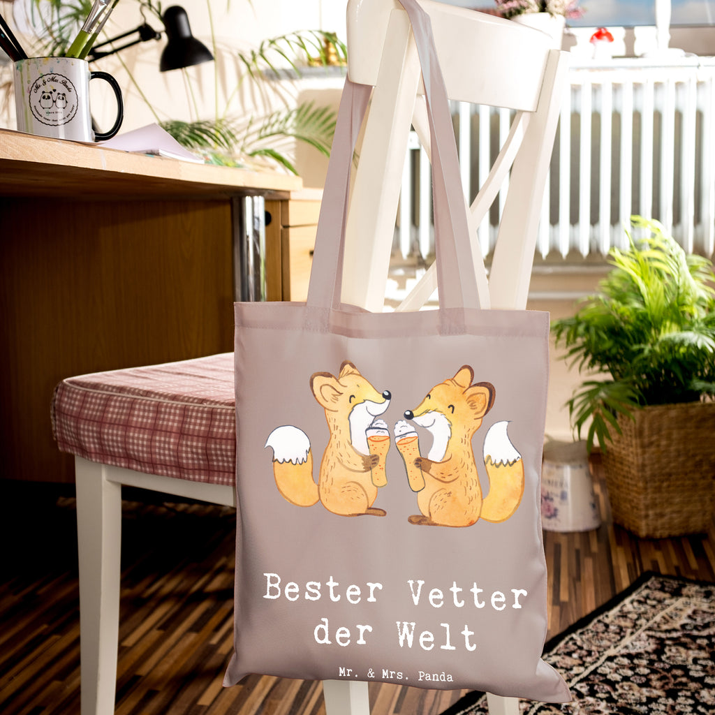 Tragetasche Fuchs Bester Vetter der Welt Beuteltasche, Beutel, Einkaufstasche, Jutebeutel, Stoffbeutel, Tasche, Shopper, Umhängetasche, Strandtasche, Schultertasche, Stofftasche, Tragetasche, Badetasche, Jutetasche, Einkaufstüte, Laptoptasche, für, Dankeschön, Geschenk, Schenken, Geburtstag, Geburtstagsgeschenk, Geschenkidee, Danke, Bedanken, Mitbringsel, Freude machen, Geschenktipp, Vetter, Cousin, Kousin, Sohn von Onkel, Sohn von Tante, Familie, Verwandtschaft, Cousine