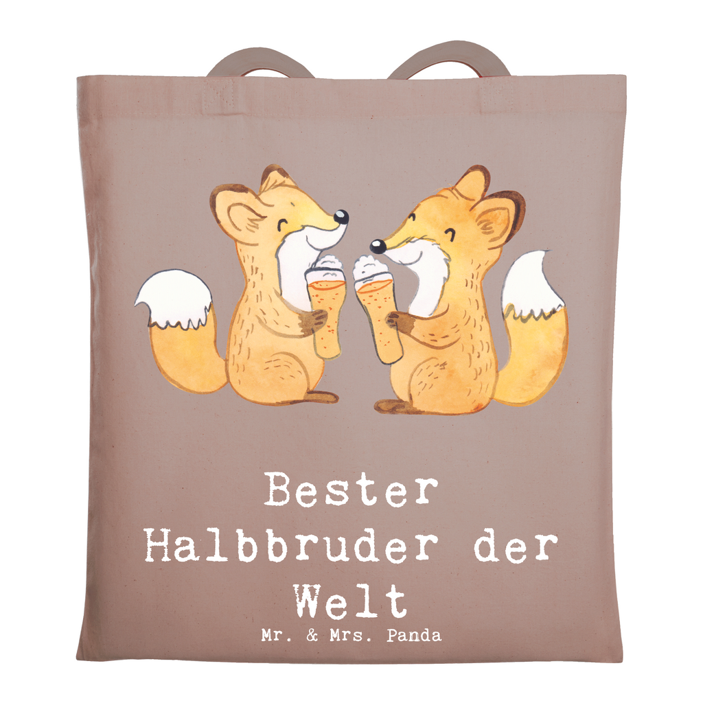 Tragetasche Fuchs Bester Halbbruder der Welt Beuteltasche, Beutel, Einkaufstasche, Jutebeutel, Stoffbeutel, Tasche, Shopper, Umhängetasche, Strandtasche, Schultertasche, Stofftasche, Tragetasche, Badetasche, Jutetasche, Einkaufstüte, Laptoptasche, für, Dankeschön, Geschenk, Schenken, Geburtstag, Geburtstagsgeschenk, Geschenkidee, Danke, Bedanken, Mitbringsel, Freude machen, Geschenktipp, Halbbruder, Stiefbruder, Stief, Stiefgeschwister, Bruder, Brudi, Geschwister, Bruderherz, Schwester, Familie, Kleinigkeit, Brother, Bester, Sohn