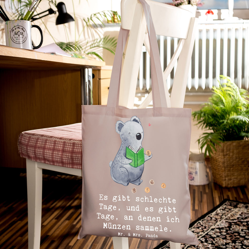 Tragetasche Koala Münzen sammeln Beuteltasche, Beutel, Einkaufstasche, Jutebeutel, Stoffbeutel, Tasche, Shopper, Umhängetasche, Strandtasche, Schultertasche, Stofftasche, Tragetasche, Badetasche, Jutetasche, Einkaufstüte, Laptoptasche, Geschenk, Sport, Sportart, Hobby, Schenken, Danke, Dankeschön, Auszeichnung, Gewinn, Sportler, Münzen sammeln, Numismatik, Münzen aus aller Welt