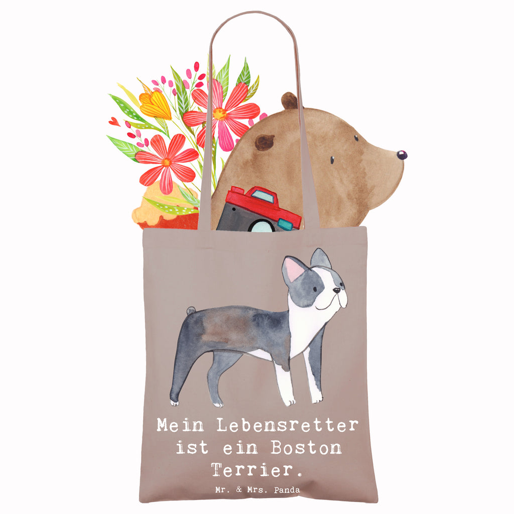 Tragetasche Boston Terrier Lebensretter Beuteltasche, Beutel, Einkaufstasche, Jutebeutel, Stoffbeutel, Tasche, Shopper, Umhängetasche, Strandtasche, Schultertasche, Stofftasche, Tragetasche, Badetasche, Jutetasche, Einkaufstüte, Laptoptasche, Hund, Hunderasse, Rassehund, Hundebesitzer, Geschenk, Tierfreund, Schenken, Welpe, Boston Terrier