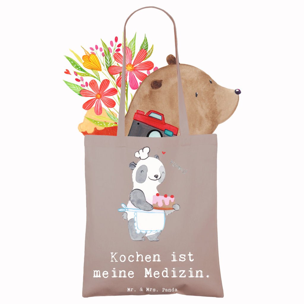 Tragetasche Bär Kochen Beuteltasche, Beutel, Einkaufstasche, Jutebeutel, Stoffbeutel, Tasche, Shopper, Umhängetasche, Strandtasche, Schultertasche, Stofftasche, Tragetasche, Badetasche, Jutetasche, Einkaufstüte, Laptoptasche, Geschenk, Sport, Sportart, Hobby, Schenken, Danke, Dankeschön, Auszeichnung, Gewinn, Sportler, Kochen, Hobbykoch, Hobbyköchin