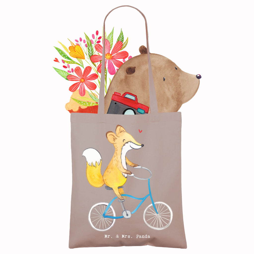 Tragetasche Fuchs Fahrrad fahren Tage Beuteltasche, Beutel, Einkaufstasche, Jutebeutel, Stoffbeutel, Tasche, Shopper, Umhängetasche, Strandtasche, Schultertasche, Stofftasche, Tragetasche, Badetasche, Jutetasche, Einkaufstüte, Laptoptasche, Geschenk, Sport, Sportart, Hobby, Schenken, Danke, Dankeschön, Auszeichnung, Gewinn, Sportler, Fahrrad fahren, Radeln, Trekking, Mountainbiking, Radsport