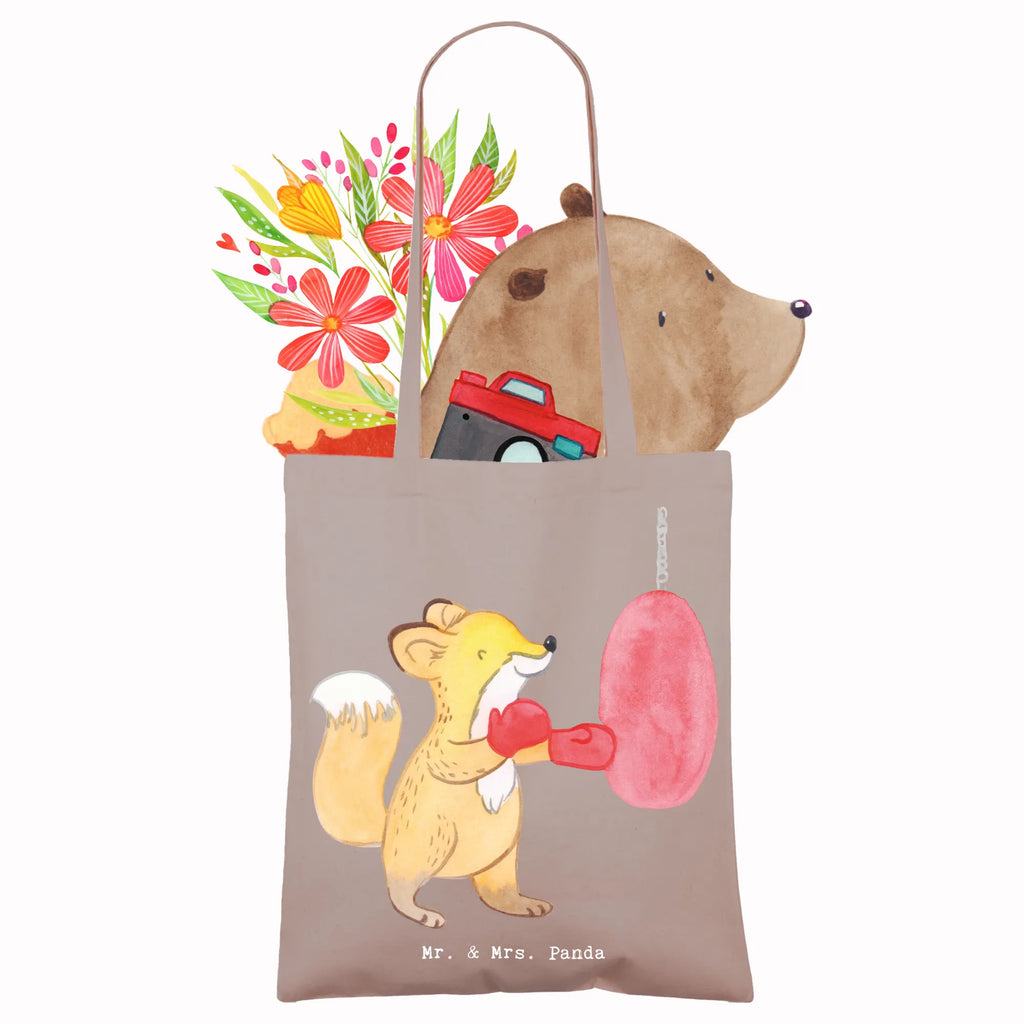 Tragetasche Fuchs Boxen Beuteltasche, Beutel, Einkaufstasche, Jutebeutel, Stoffbeutel, Tasche, Shopper, Umhängetasche, Strandtasche, Schultertasche, Stofftasche, Tragetasche, Badetasche, Jutetasche, Einkaufstüte, Laptoptasche, Geschenk, Sport, Sportart, Hobby, Schenken, Danke, Dankeschön, Auszeichnung, Gewinn, Sportler, Boxen, Boxkampf, Boxtraining