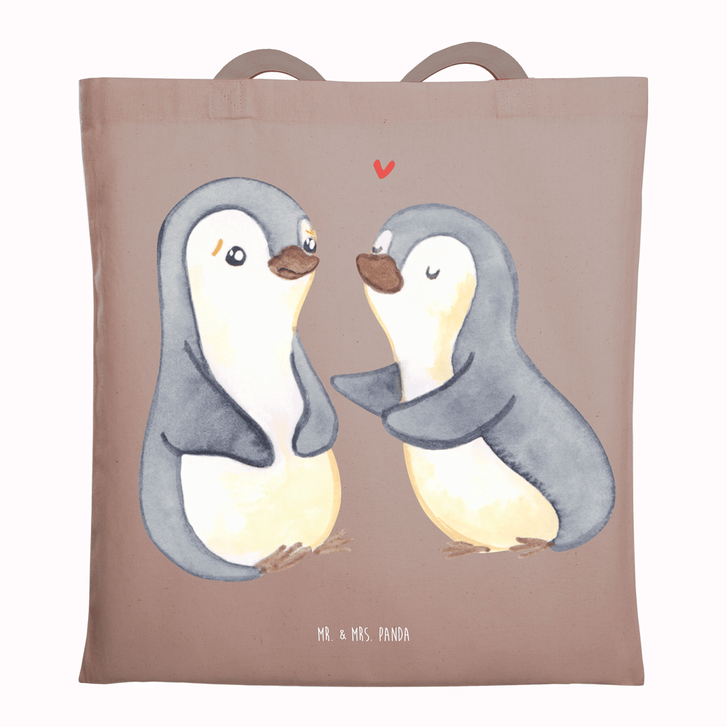 Tragetasche Pinguine trösten Beuteltasche, Beutel, Einkaufstasche, Jutebeutel, Stoffbeutel, Tasche, Shopper, Umhängetasche, Strandtasche, Schultertasche, Stofftasche, Tragetasche, Badetasche, Jutetasche, Einkaufstüte, Laptoptasche, Liebe, Partner, Freund, Freundin, Ehemann, Ehefrau, Heiraten, Verlobung, Heiratsantrag, Liebesgeschenk, Jahrestag, Hocheitstag, Valentinstag, Geschenk für Frauen, Hochzeitstag, Mitbringsel, Geschenk für Freundin, Geschenk für Partner, Liebesbeweis, für Männer, für Ehemann