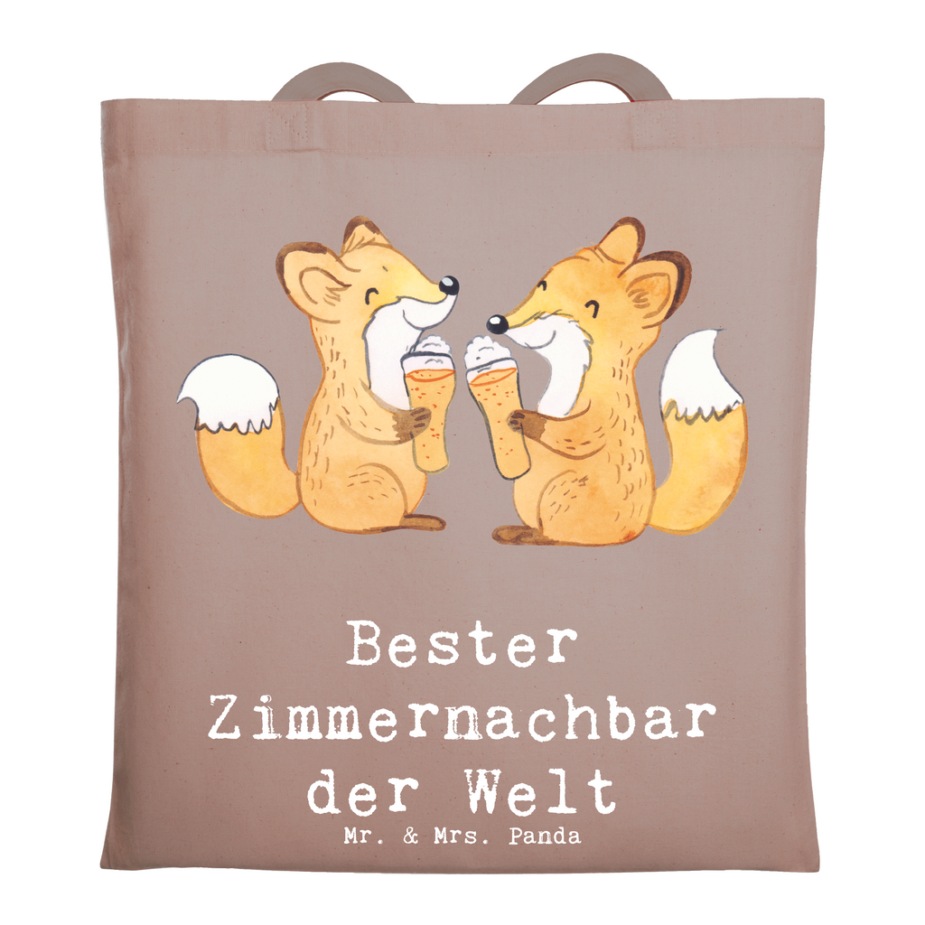 Tragetasche Fuchs Bester Zimmernachbar der Welt Beuteltasche, Beutel, Einkaufstasche, Jutebeutel, Stoffbeutel, Tasche, Shopper, Umhängetasche, Strandtasche, Schultertasche, Stofftasche, Tragetasche, Badetasche, Jutetasche, Einkaufstüte, Laptoptasche, für, Dankeschön, Geschenk, Schenken, Geburtstag, Geburtstagsgeschenk, Geschenkidee, Danke, Bedanken, Mitbringsel, Freude machen, Geschenktipp, Zimmernachbar, Zimmernachbarn, Zimmer, Krankenhaus, Patient, Kollegin, Wohnheim, Nachbar, WG, Studentenwohnheim