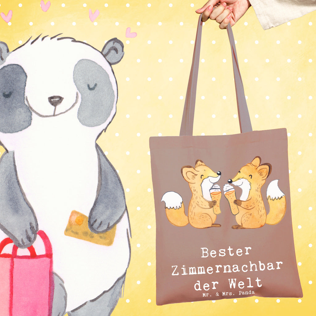 Tragetasche Fuchs Bester Zimmernachbar der Welt Beuteltasche, Beutel, Einkaufstasche, Jutebeutel, Stoffbeutel, Tasche, Shopper, Umhängetasche, Strandtasche, Schultertasche, Stofftasche, Tragetasche, Badetasche, Jutetasche, Einkaufstüte, Laptoptasche, für, Dankeschön, Geschenk, Schenken, Geburtstag, Geburtstagsgeschenk, Geschenkidee, Danke, Bedanken, Mitbringsel, Freude machen, Geschenktipp, Zimmernachbar, Zimmernachbarn, Zimmer, Krankenhaus, Patient, Kollegin, Wohnheim, Nachbar, WG, Studentenwohnheim