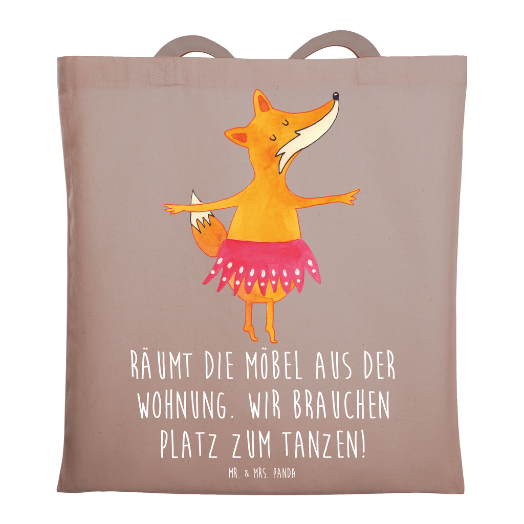 Tragetasche Fuchs Ballerina Beuteltasche, Beutel, Einkaufstasche, Jutebeutel, Stoffbeutel, Tasche, Shopper, Umhängetasche, Strandtasche, Schultertasche, Stofftasche, Tragetasche, Badetasche, Jutetasche, Einkaufstüte, Laptoptasche, Fuchs, Fuchs Spruch, Füchse, Füchsin, Ballerina, Ballett, Tänzerin, Tanzen, Party, Einladung, Geburtstag