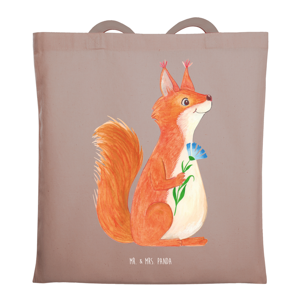 Tragetasche Eichhörnchen Blume Beuteltasche, Beutel, Einkaufstasche, Jutebeutel, Stoffbeutel, Tasche, Shopper, Umhängetasche, Strandtasche, Schultertasche, Stofftasche, Tragetasche, Badetasche, Jutetasche, Einkaufstüte, Laptoptasche, Tiermotive, Gute Laune, lustige Sprüche, Tiere, Eichhörnchen, Eichhorn, Spruch positiv, Lachen, Spaß, Motivation Sprüche, Motivation Bilder, glücklich Spruch, Spruch Deko