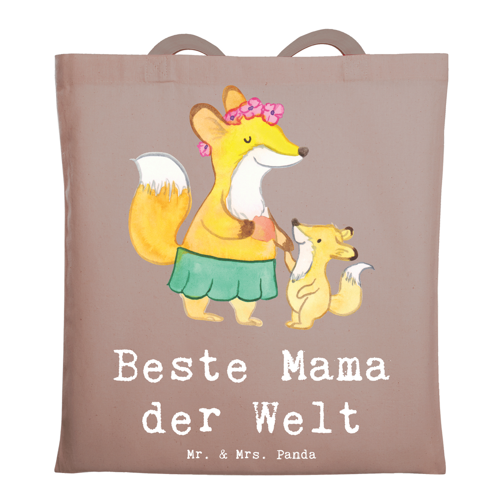 Tragetasche Fuchs Beste Mama der Welt Beuteltasche, Beutel, Einkaufstasche, Jutebeutel, Stoffbeutel, Tasche, Shopper, Umhängetasche, Strandtasche, Schultertasche, Stofftasche, Tragetasche, Badetasche, Jutetasche, Einkaufstüte, Laptoptasche, für, Dankeschön, Geschenk, Schenken, Geburtstag, Geburtstagsgeschenk, Geschenkidee, Danke, Bedanken, Mitbringsel, Freude machen, Geschenktipp, Mama, Mami, Mutter, Muttertag, Mutti, Ma, Tochter, Sohn, Beste Mama, Beste, Supermama