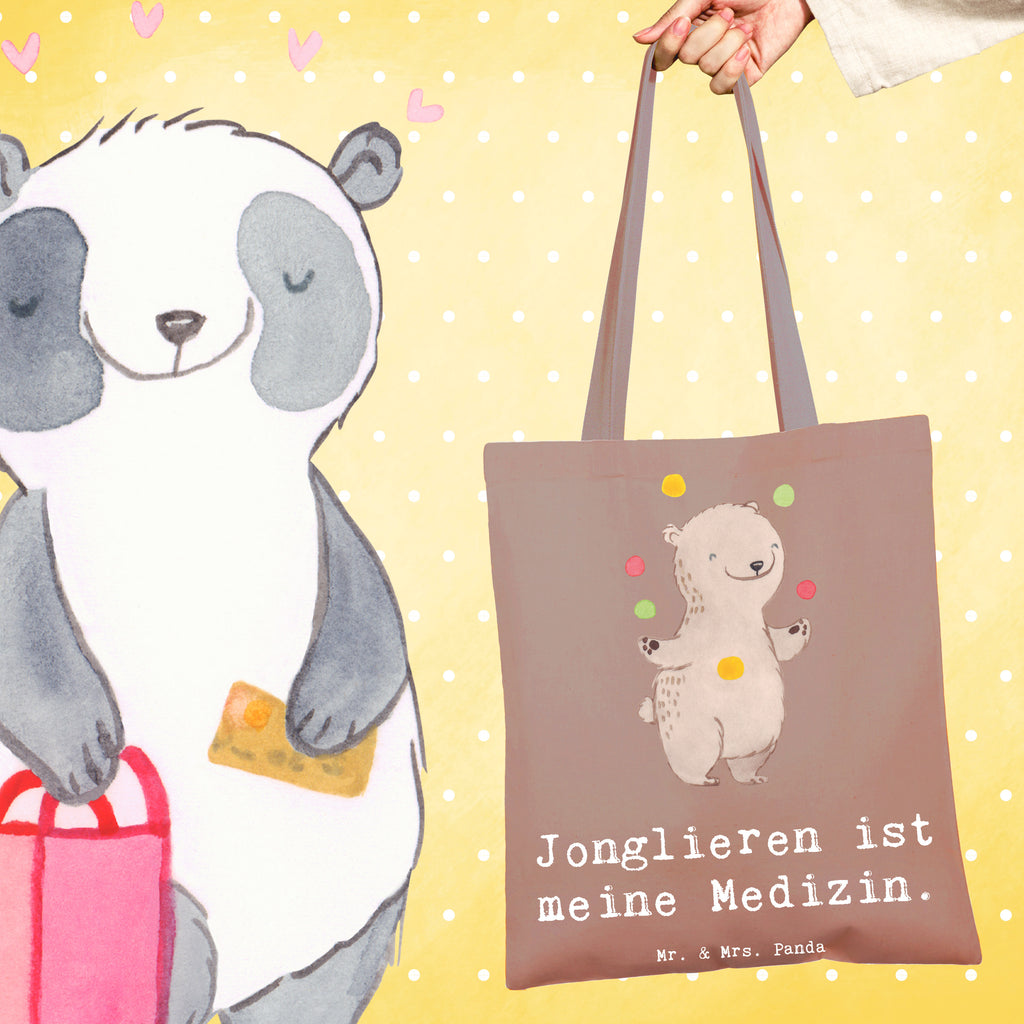 Tragetasche Bär Jonglieren Beuteltasche, Beutel, Einkaufstasche, Jutebeutel, Stoffbeutel, Tasche, Shopper, Umhängetasche, Strandtasche, Schultertasche, Stofftasche, Tragetasche, Badetasche, Jutetasche, Einkaufstüte, Laptoptasche, Geschenk, Sport, Sportart, Hobby, Schenken, Danke, Dankeschön, Auszeichnung, Gewinn, Sportler, Jonglieren, Jongleur, Zirkus, Artistik