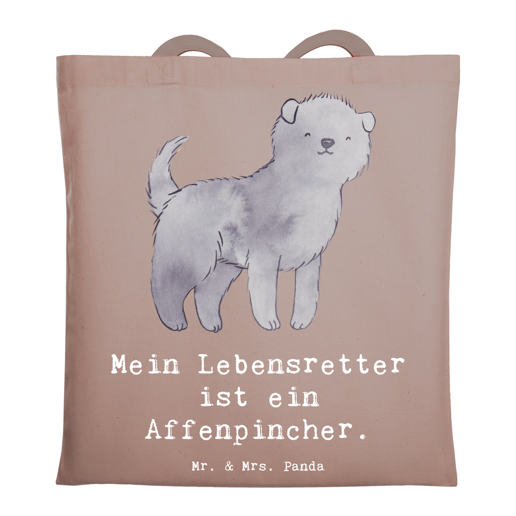 Tragetasche Affenpincher Lebensretter Beuteltasche, Beutel, Einkaufstasche, Jutebeutel, Stoffbeutel, Tasche, Shopper, Umhängetasche, Strandtasche, Schultertasche, Stofftasche, Tragetasche, Badetasche, Jutetasche, Einkaufstüte, Laptoptasche, Hund, Hunderasse, Rassehund, Hundebesitzer, Geschenk, Tierfreund, Schenken, Welpe, Affenpincher