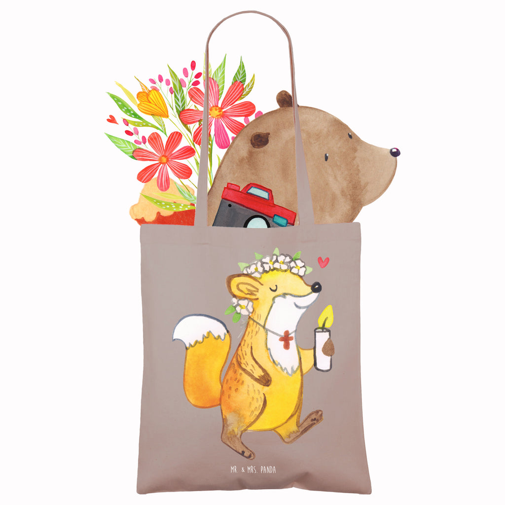 Tragetasche Fuchs Kommunion Mädchen Beuteltasche, Beutel, Einkaufstasche, Jutebeutel, Stoffbeutel, Tasche, Shopper, Umhängetasche, Strandtasche, Schultertasche, Stofftasche, Tragetasche, Badetasche, Jutetasche, Einkaufstüte, Laptoptasche, Konfirmation, Kommunion, Jugendweihe, Konfirmation Geschenk, Kommunion Geschenk, Kommunion Dankeschön, Glauben, Liebe, Gott, Gläubig, Mädchen