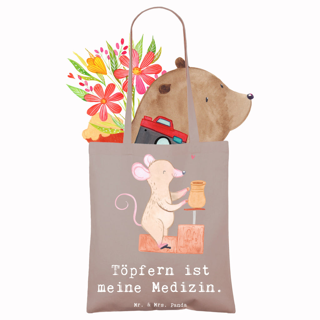 Tragetasche Maus Töpfern Beuteltasche, Beutel, Einkaufstasche, Jutebeutel, Stoffbeutel, Tasche, Shopper, Umhängetasche, Strandtasche, Schultertasche, Stofftasche, Tragetasche, Badetasche, Jutetasche, Einkaufstüte, Laptoptasche, Geschenk, Sport, Sportart, Hobby, Schenken, Danke, Dankeschön, Auszeichnung, Gewinn, Sportler, Töpfern, Töpferei, Töpferkurs