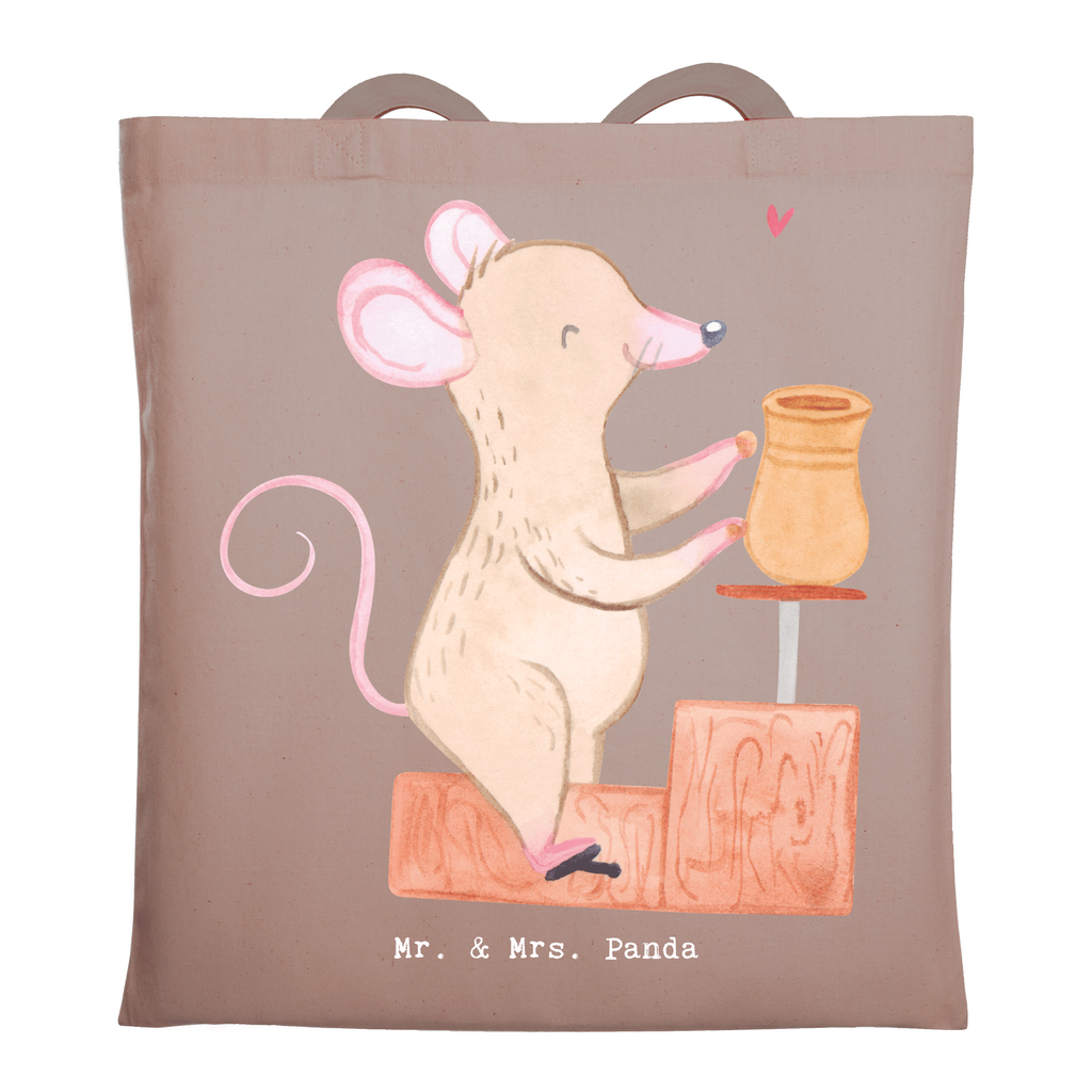 Tragetasche Maus Töpfern Beuteltasche, Beutel, Einkaufstasche, Jutebeutel, Stoffbeutel, Tasche, Shopper, Umhängetasche, Strandtasche, Schultertasche, Stofftasche, Tragetasche, Badetasche, Jutetasche, Einkaufstüte, Laptoptasche, Geschenk, Sport, Sportart, Hobby, Schenken, Danke, Dankeschön, Auszeichnung, Gewinn, Sportler, Töpfern, Töpferei, Töpferkurs