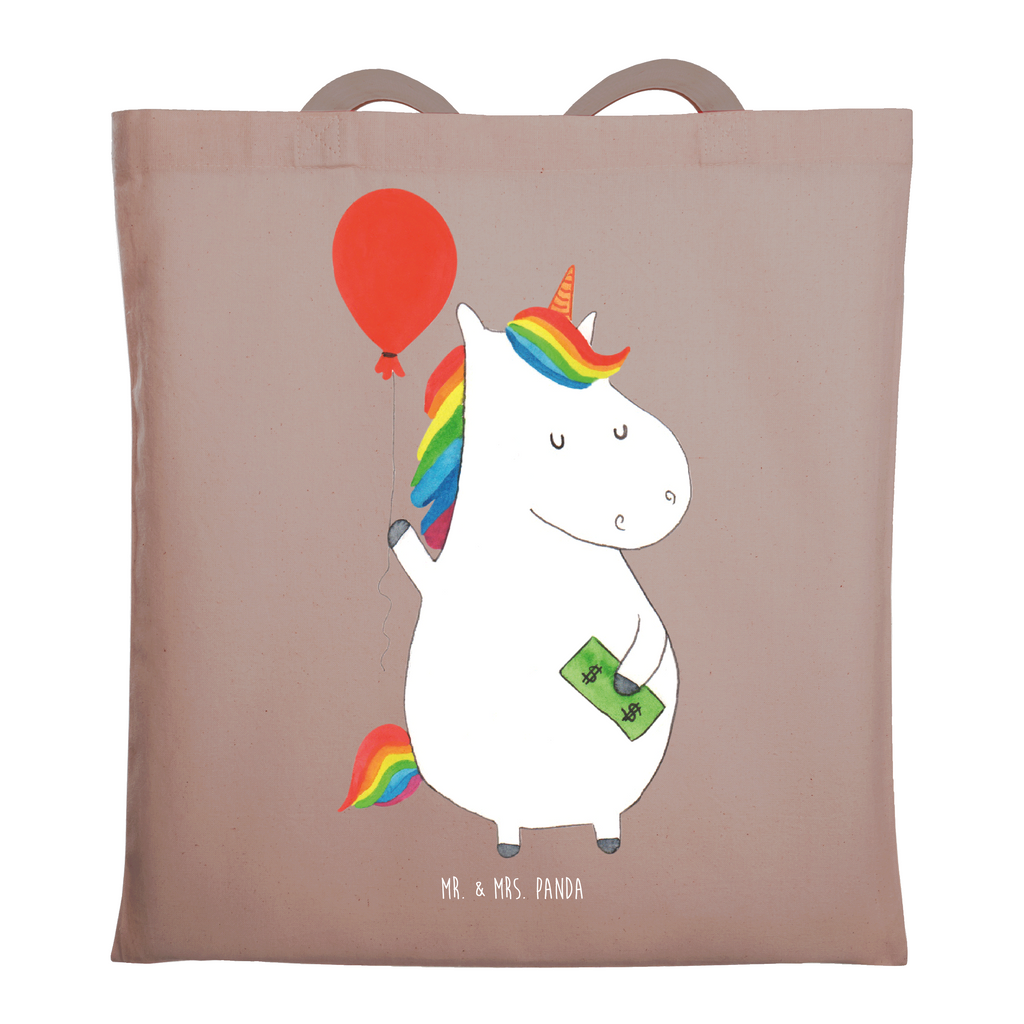 Tragetasche Einhorn Luftballon Beuteltasche, Beutel, Einkaufstasche, Jutebeutel, Stoffbeutel, Tasche, Shopper, Umhängetasche, Strandtasche, Schultertasche, Stofftasche, Tragetasche, Badetasche, Jutetasche, Einkaufstüte, Laptoptasche, Einhorn, Einhörner, Einhorn Deko, Pegasus, Unicorn, Luftballon, Geld, Lebenslust, Freude, Geschenk, Freundin