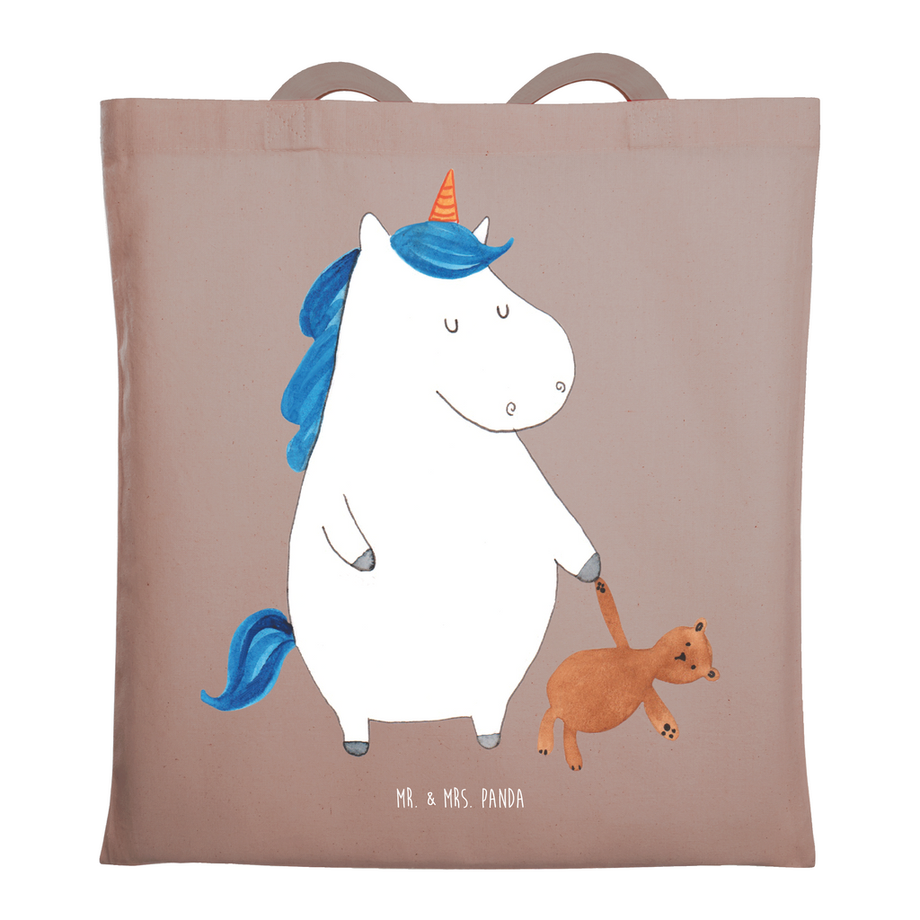 Tragetasche Einhorn Teddy Beuteltasche, Beutel, Einkaufstasche, Jutebeutel, Stoffbeutel, Tasche, Shopper, Umhängetasche, Strandtasche, Schultertasche, Stofftasche, Tragetasche, Badetasche, Jutetasche, Einkaufstüte, Laptoptasche, Einhorn, Einhörner, Einhorn Deko, Pegasus, Unicorn, schlafen, gute Nacht, Single, Bett, Träumen, Freundin, Singleleben