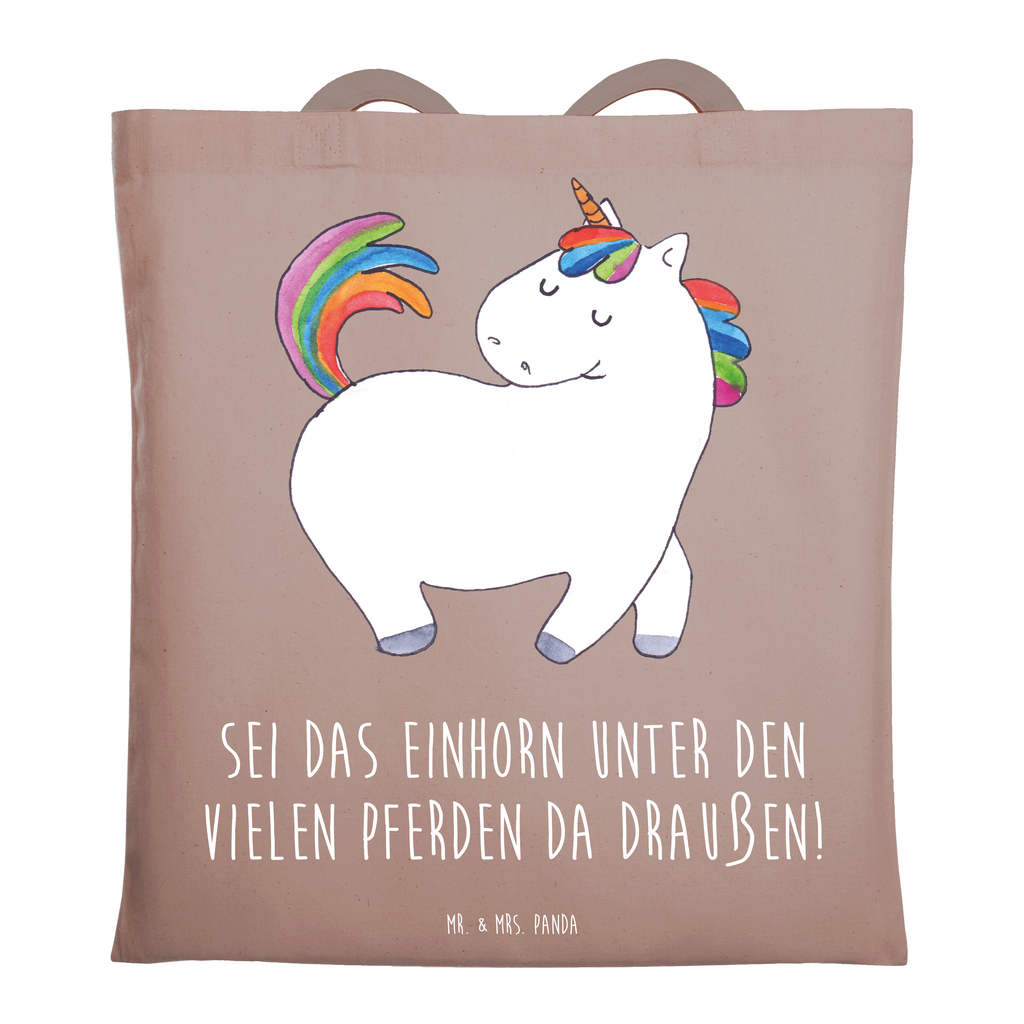 Tragetasche Einhorn Stolzieren Beuteltasche, Beutel, Einkaufstasche, Jutebeutel, Stoffbeutel, Tasche, Shopper, Umhängetasche, Strandtasche, Schultertasche, Stofftasche, Tragetasche, Badetasche, Jutetasche, Einkaufstüte, Laptoptasche, Einhorn, Einhörner, Einhorn Deko, Pegasus, Unicorn, stolz, anders, bunt, Pferd, Reiter, Reiten, Freundin, Geschenk