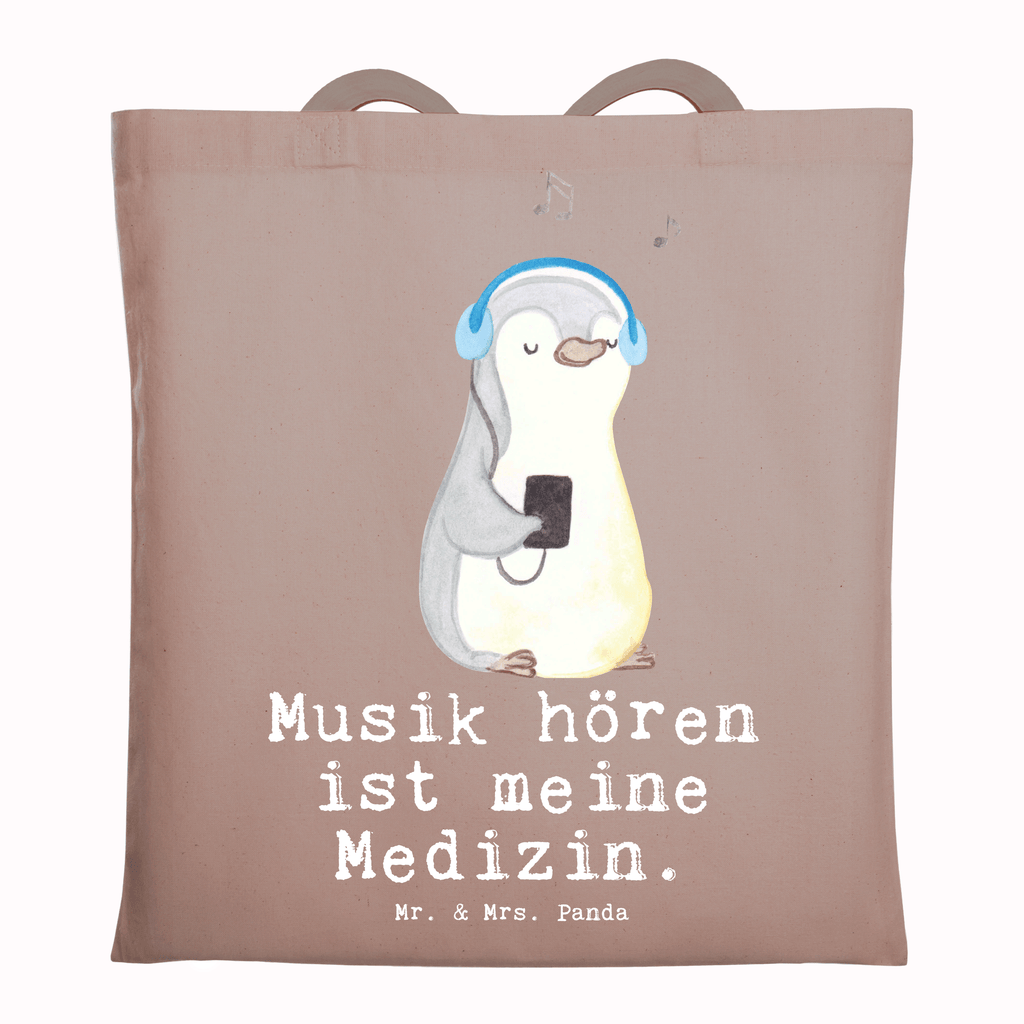 Tragetasche Pinguin Musik hören Beuteltasche, Beutel, Einkaufstasche, Jutebeutel, Stoffbeutel, Tasche, Shopper, Umhängetasche, Strandtasche, Schultertasche, Stofftasche, Tragetasche, Badetasche, Jutetasche, Einkaufstüte, Laptoptasche, Geschenk, Sport, Sportart, Hobby, Schenken, Danke, Dankeschön, Auszeichnung, Gewinn, Sportler, Musik hören, Lieblingssong