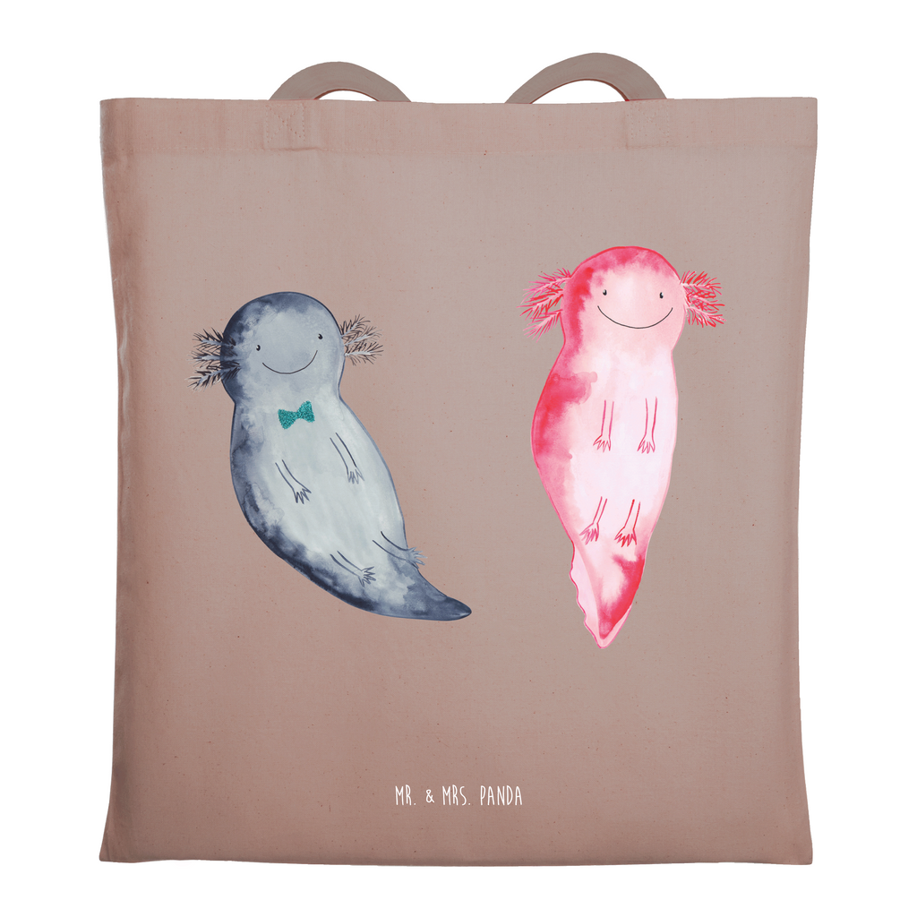 Tragetasche Axolotl Axel+Lotte Beuteltasche, Beutel, Einkaufstasche, Jutebeutel, Stoffbeutel, Tasche, Shopper, Umhängetasche, Strandtasche, Schultertasche, Stofftasche, Tragetasche, Badetasche, Jutetasche, Einkaufstüte, Laptoptasche, Axolotl, Molch, Axolot, Schwanzlurch, Lurch, Lurche, Liebe, große Liebe, Liebesbeweis, Freund, Verlobter, Ehemann, Jahrestag, Valentinstag