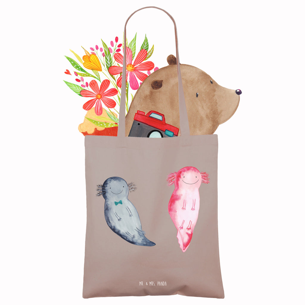 Tragetasche Axolotl Axel+Lotte Beuteltasche, Beutel, Einkaufstasche, Jutebeutel, Stoffbeutel, Tasche, Shopper, Umhängetasche, Strandtasche, Schultertasche, Stofftasche, Tragetasche, Badetasche, Jutetasche, Einkaufstüte, Laptoptasche, Axolotl, Molch, Axolot, Schwanzlurch, Lurch, Lurche, Liebe, große Liebe, Liebesbeweis, Freund, Verlobter, Ehemann, Jahrestag, Valentinstag