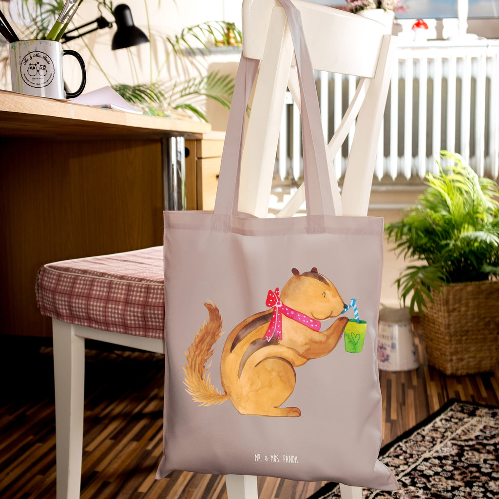 Tragetasche Eichhörnchen Smoothie Beuteltasche, Beutel, Einkaufstasche, Jutebeutel, Stoffbeutel, Tasche, Shopper, Umhängetasche, Strandtasche, Schultertasche, Stofftasche, Tragetasche, Badetasche, Jutetasche, Einkaufstüte, Laptoptasche, Tiermotive, Gute Laune, lustige Sprüche, Tiere, Green Smoothies, Diät, Abnehmen, Streifenhörnchen, Eichhörnchen