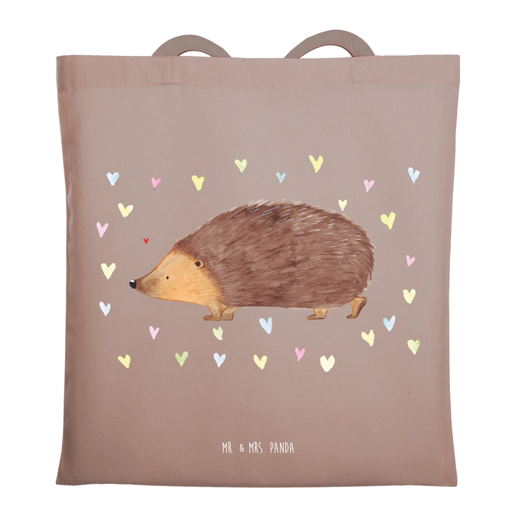 Tragetasche Igel Herzen Beuteltasche, Beutel, Einkaufstasche, Jutebeutel, Stoffbeutel, Tasche, Shopper, Umhängetasche, Strandtasche, Schultertasche, Stofftasche, Tragetasche, Badetasche, Jutetasche, Einkaufstüte, Laptoptasche, Tiermotive, Gute Laune, lustige Sprüche, Tiere, Liebe, Herz, Herzen, Igel, Vertrauen, Kuss, Leben