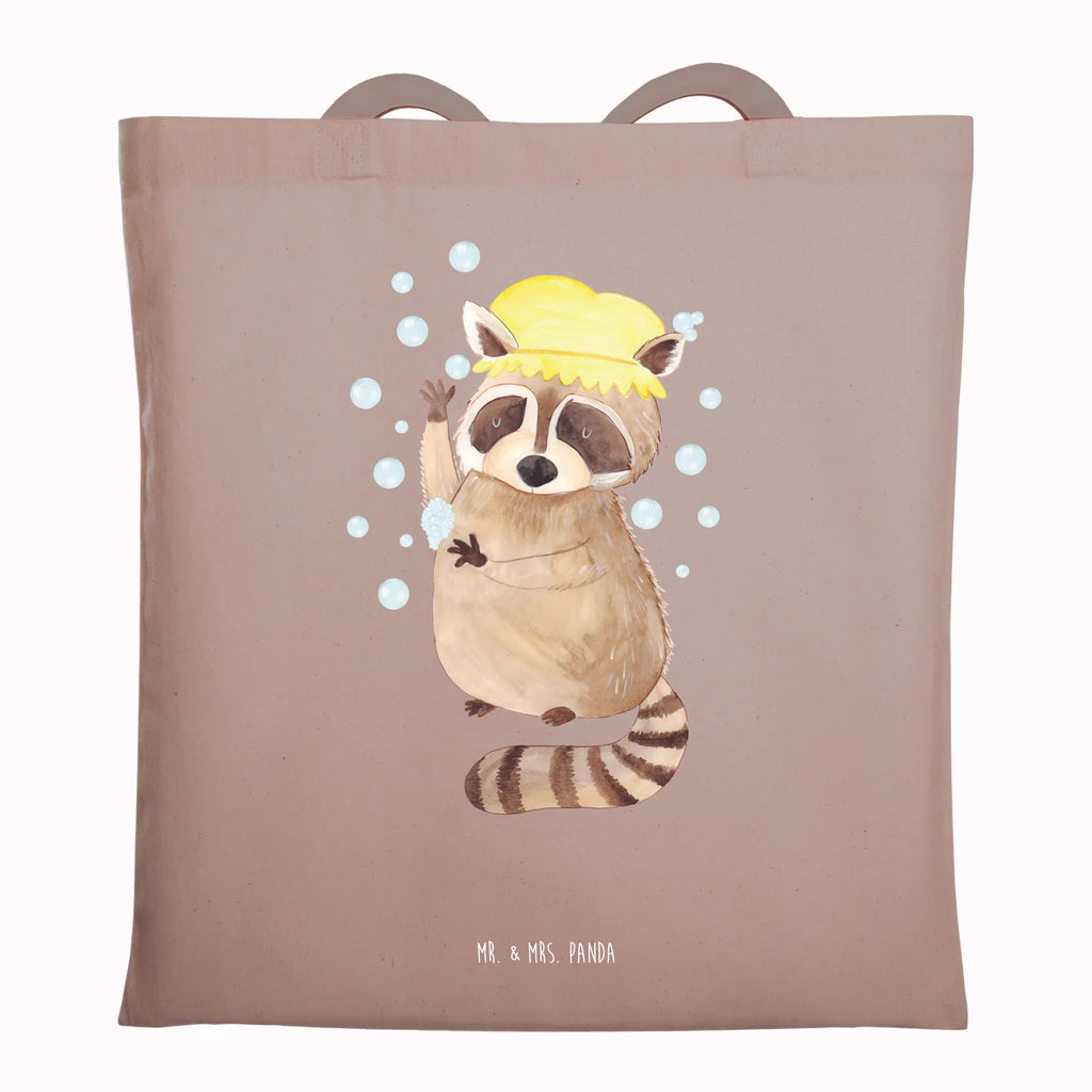 Tragetasche Waschbär Beuteltasche, Beutel, Einkaufstasche, Jutebeutel, Stoffbeutel, Tasche, Shopper, Umhängetasche, Strandtasche, Schultertasche, Stofftasche, Tragetasche, Badetasche, Jutetasche, Einkaufstüte, Laptoptasche, Tiermotive, Gute Laune, lustige Sprüche, Tiere, Waschbär, Tagträumen, Plan, Fröhlich, waschen, Seifenblasen