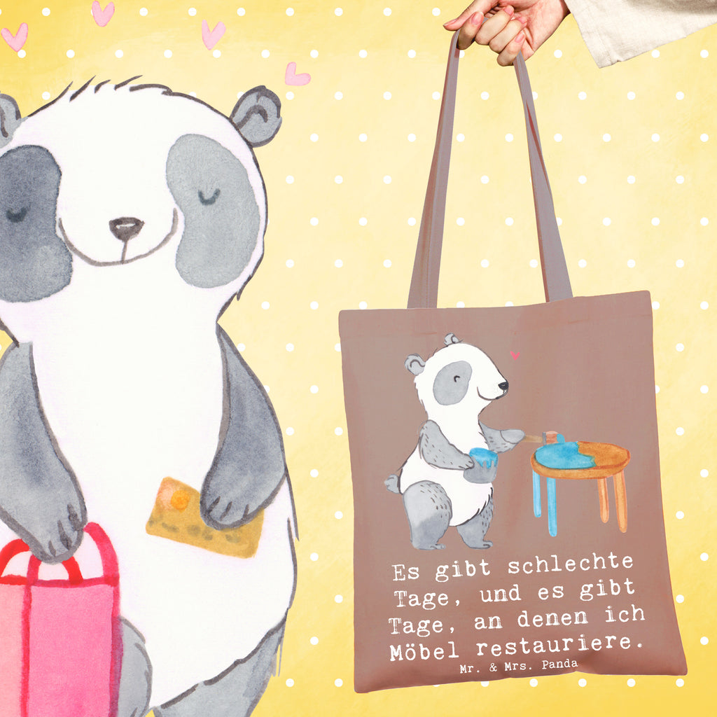 Tragetasche Panda Möbel restaurieren Beuteltasche, Beutel, Einkaufstasche, Jutebeutel, Stoffbeutel, Tasche, Shopper, Umhängetasche, Strandtasche, Schultertasche, Stofftasche, Tragetasche, Badetasche, Jutetasche, Einkaufstüte, Laptoptasche, Geschenk, Sport, Sportart, Hobby, Schenken, Danke, Dankeschön, Auszeichnung, Gewinn, Sportler, Möbel restaurieren, antike Möbel restaurieren, Handwerk, Restaurator