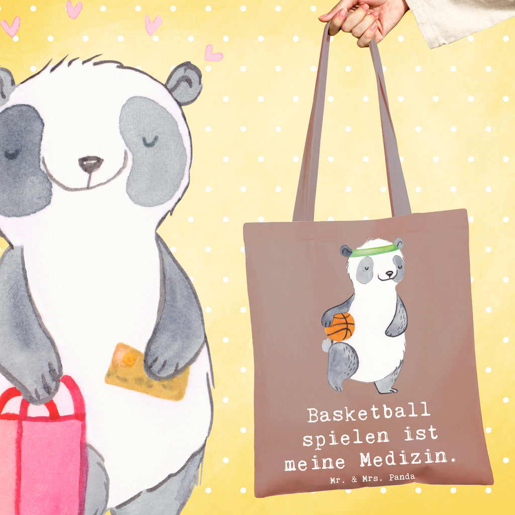 Tragetasche Panda Basketball Beuteltasche, Beutel, Einkaufstasche, Jutebeutel, Stoffbeutel, Tasche, Shopper, Umhängetasche, Strandtasche, Schultertasche, Stofftasche, Tragetasche, Badetasche, Jutetasche, Einkaufstüte, Laptoptasche, Geschenk, Sport, Sportart, Hobby, Schenken, Danke, Dankeschön, Auszeichnung, Gewinn, Sportler, Basketball, Basketball Verein, Basketball Verband, Basketballplatz