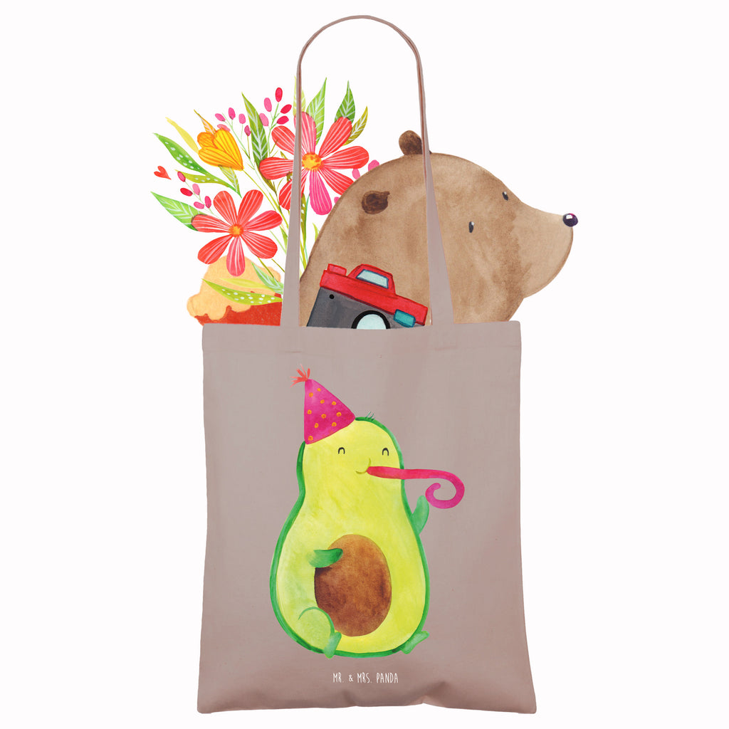 Tragetasche Avocado Partyhupe Beuteltasche, Beutel, Einkaufstasche, Jutebeutel, Stoffbeutel, Tasche, Shopper, Umhängetasche, Strandtasche, Schultertasche, Stofftasche, Tragetasche, Badetasche, Jutetasche, Einkaufstüte, Laptoptasche, Avocado, Veggie, Vegan, Gesund, Party, Feierlichkeit, Feier, Fete, Geburtstag, Gute Laune, Tröte