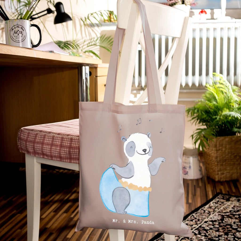 Tragetasche Panda Bauchtanz Beuteltasche, Beutel, Einkaufstasche, Jutebeutel, Stoffbeutel, Tasche, Shopper, Umhängetasche, Strandtasche, Schultertasche, Stofftasche, Tragetasche, Badetasche, Jutetasche, Einkaufstüte, Laptoptasche, Geschenk, Sport, Sportart, Hobby, Schenken, Danke, Dankeschön, Auszeichnung, Gewinn, Sportler, Bauchtanz, orientalischer Tanz, Tanzen