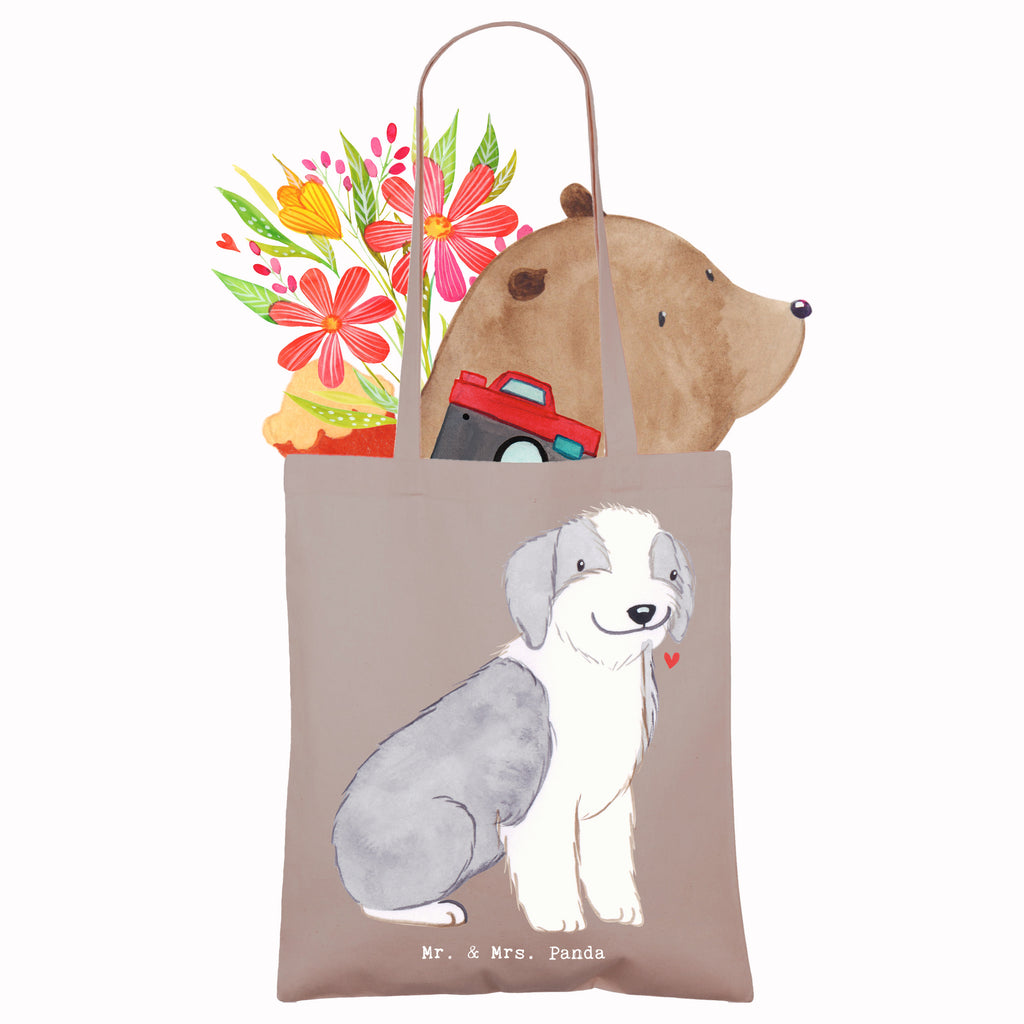 Tragetasche Bearded Collie Moment Beuteltasche, Beutel, Einkaufstasche, Jutebeutel, Stoffbeutel, Tasche, Shopper, Umhängetasche, Strandtasche, Schultertasche, Stofftasche, Tragetasche, Badetasche, Jutetasche, Einkaufstüte, Laptoptasche, Hund, Hunderasse, Rassehund, Hundebesitzer, Geschenk, Tierfreund, Schenken, Welpe, Bearded Collie, britischer Hütehund