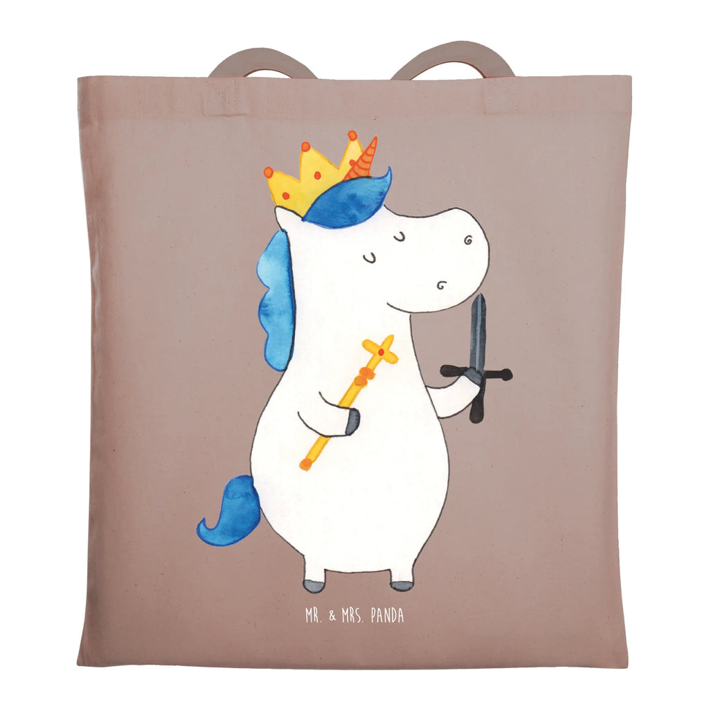 Tragetasche Einhorn König mit Schwert Beuteltasche, Beutel, Einkaufstasche, Jutebeutel, Stoffbeutel, Tasche, Shopper, Umhängetasche, Strandtasche, Schultertasche, Stofftasche, Tragetasche, Badetasche, Jutetasche, Einkaufstüte, Laptoptasche, Einhorn, Einhörner, Einhorn Deko, Pegasus, Unicorn, König, Ritter, Mittelalter