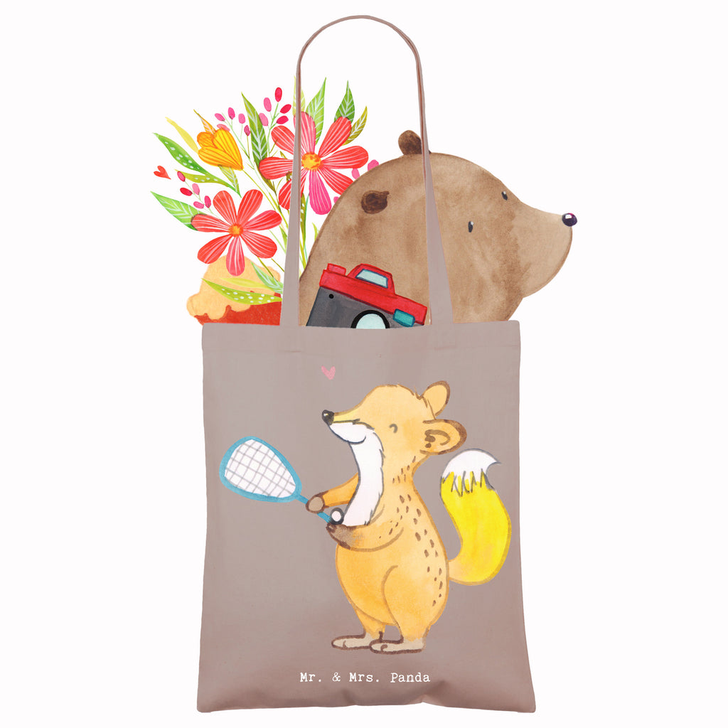 Tragetasche Fuchs Squash spielen Beuteltasche, Beutel, Einkaufstasche, Jutebeutel, Stoffbeutel, Tasche, Shopper, Umhängetasche, Strandtasche, Schultertasche, Stofftasche, Tragetasche, Badetasche, Jutetasche, Einkaufstüte, Laptoptasche, Geschenk, Sport, Sportart, Hobby, Schenken, Danke, Dankeschön, Auszeichnung, Gewinn, Sportler, Squash spielen, Squashhalle, Ballsport